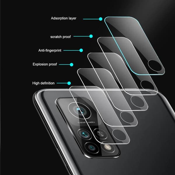 2-PACK Xiaomi Redmi Note 11 / 11S 5D Skydd Linsskydd Kameraskydd Transparent