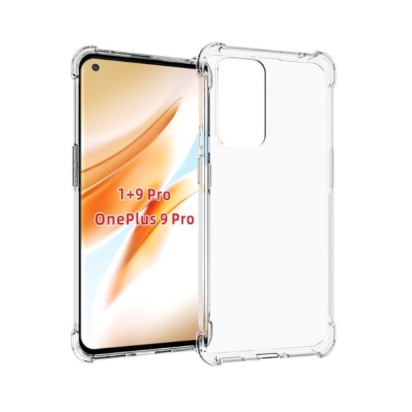 OnePlus 9 Pro iskuja vaimentava silikonikotelo Shockr Transparent