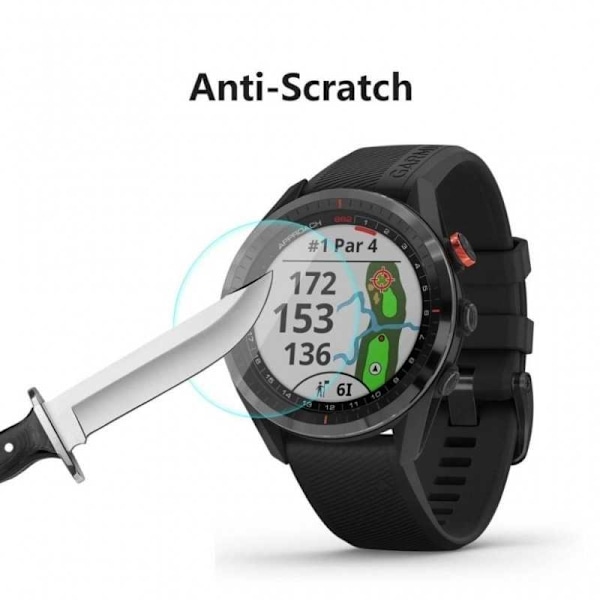 [2-PACK ] Garmin Approach S62 Härdat Glas 0.2mm 9H 2.5D Transparent