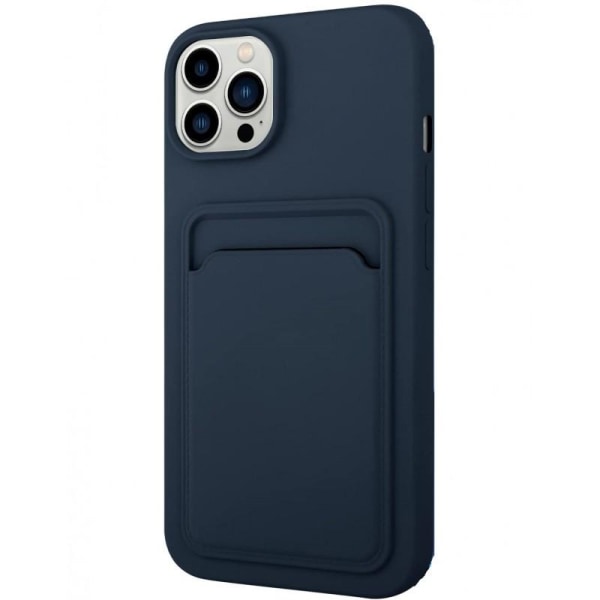iPhone 11 Pro Max gummibelagt stødsikkert cover med væske til ko Marinblå