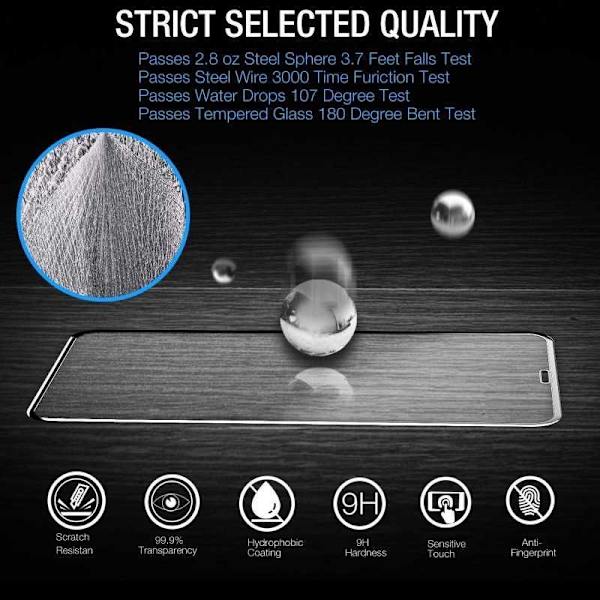 2-PACK iPhone 11 Härdat Glas 0.26mm 9H Fullframe Transparent