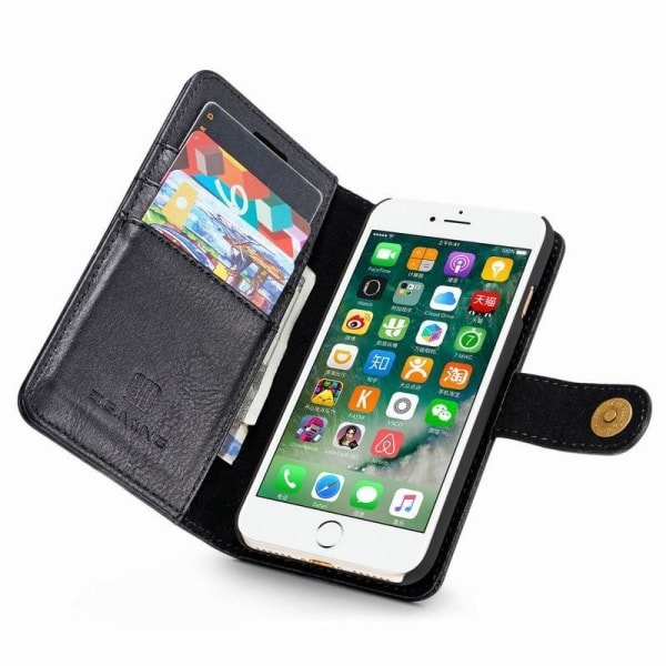 Mobil lommebok magnetisk DG Ming iPhone 8 Black