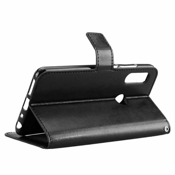 Samsung A20e Plånboksfodral PU-Läder 4-FACK (SM-A202F) Svart