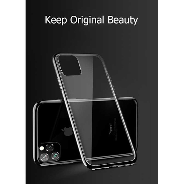 iPhone 11 stødabsorberende gummicover Black