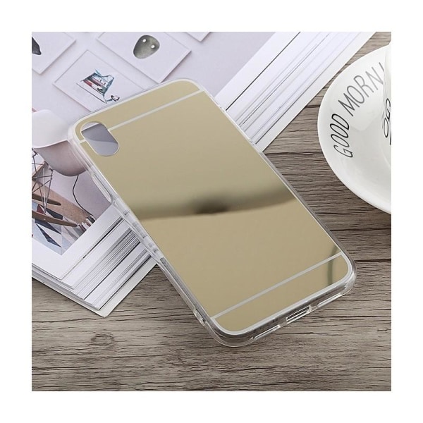 iPhone XR Elegant stødabsorberende spejlcover TPU Gold