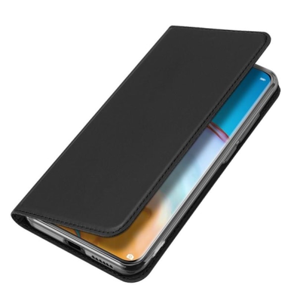 Huawei P40 PRO Flip Case Smooth -korttipaikka Black