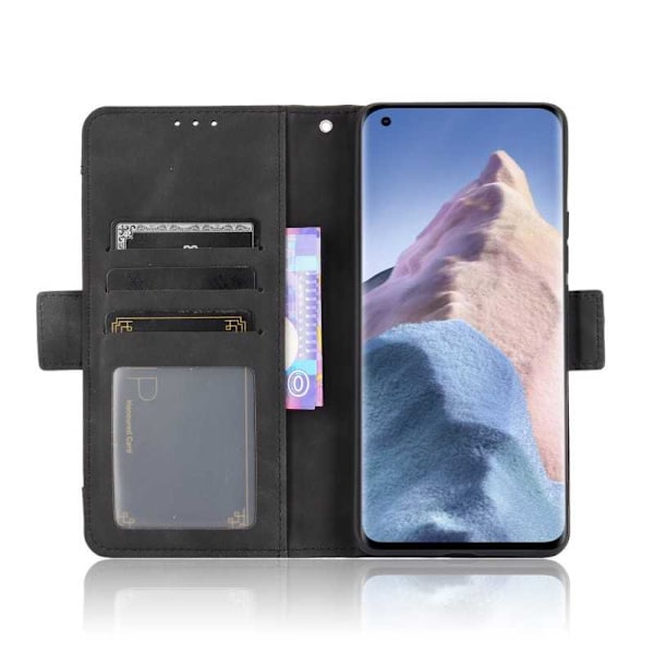 Xiaomi Mi 11 Ultra Plånboksfodral PU-Läder 6-FACK Winston V3 Svart