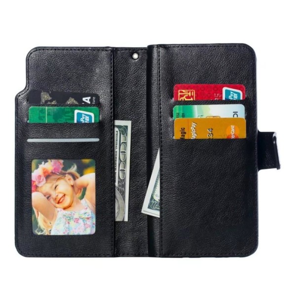 Samsung S8 Plus praktisk lommebokveske med 12-Pocket Array V4 Black