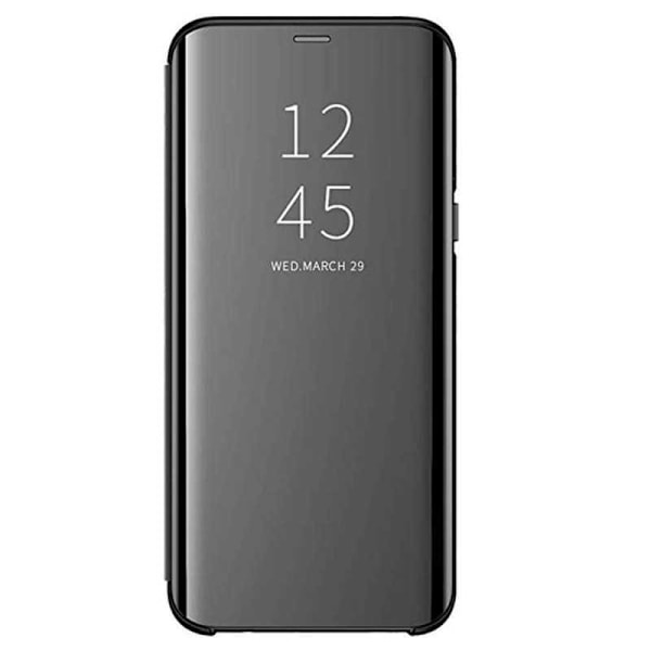 Huawei P30 Pro Smart Flip Case Clear View Standing V2 Rocket Svart