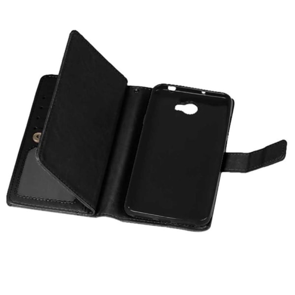 Y6 II kompakt praktisk lommebokveske med 11-Pocket Array Black