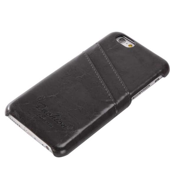 iPhone 8 Skal Korthållare Retro Svart