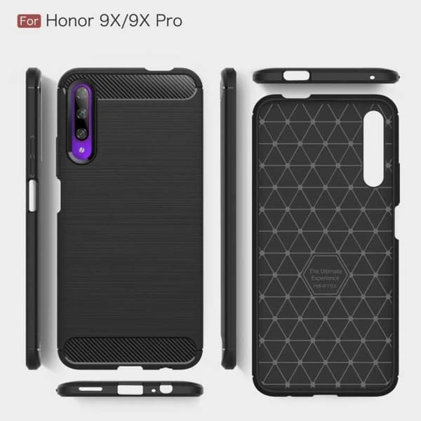 Huawei P Smart Pro Iskunkestävä SlimCarbon Black