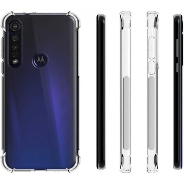 Motorola One Macro Iskunvaimennus Silicone Case Shockr Transparent