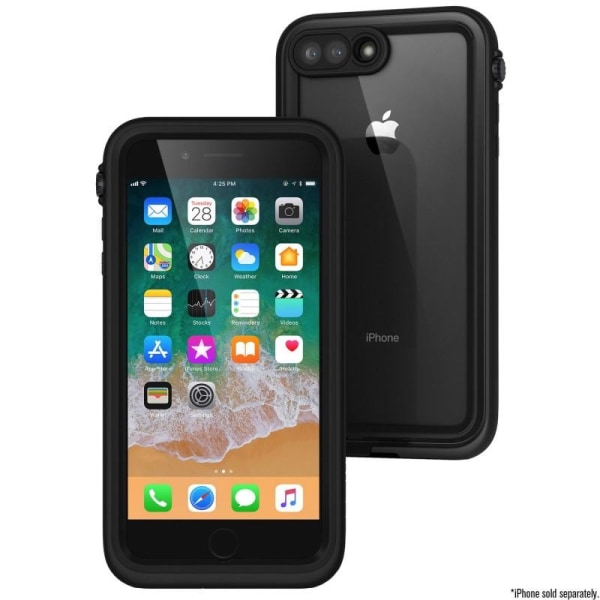 iPhone 8 Plus Full dekning Vanntett Premium Cover - 2m Transparent