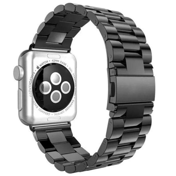 Metalarmbånd Apple Watch 42/44/45/49mm Sort Black
