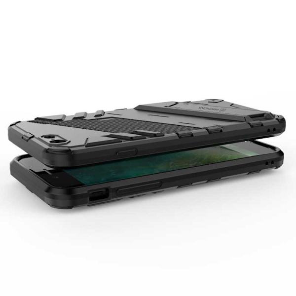 iPhone 6S Plus iskunkestävä kotelo jalustalla ThinArmor V2 Black