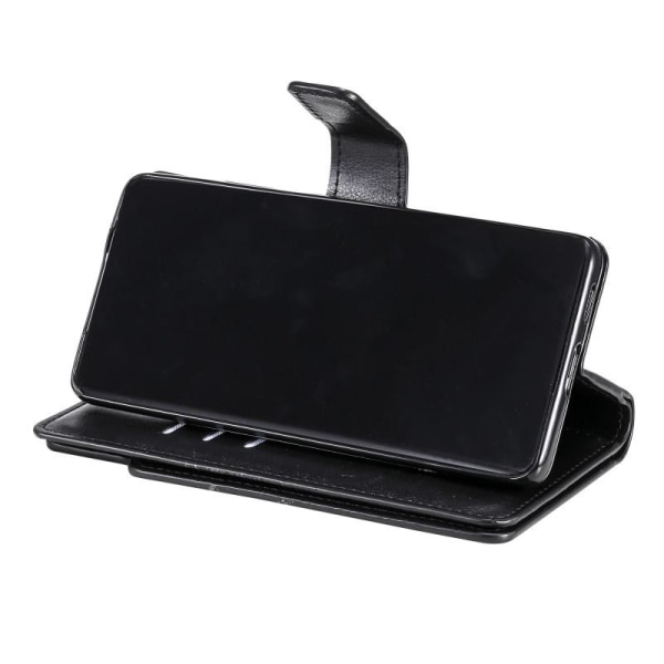 Samsung S21 Ultra Practical Wallet Case med 12-bakke Array V4 Black