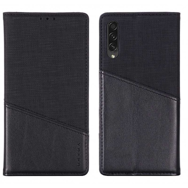 Samsung A70 Elegant etui i PU-læder med RFID-blok Black