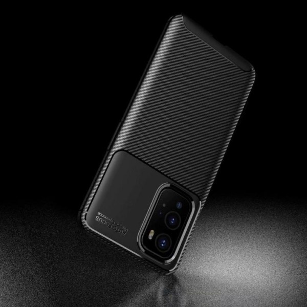 OnePlus 9 Pro Shockproof Slim Cover FullCarbon V4 Black