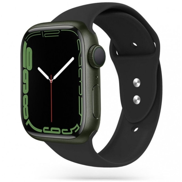 Apple Watch 38/40/41 mm stilfuldt silikone armbånd Walkr Svart
