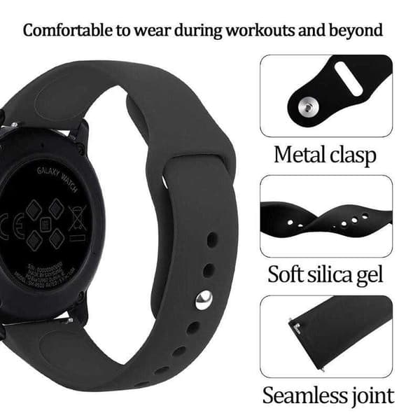 Universal Holdbart Armbånd Rundt nr. 20mm - Sort