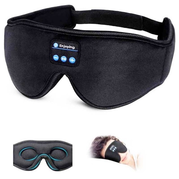 Unimaski sisäänrakennetuilla Bluetooth-kaiuttimilla Black