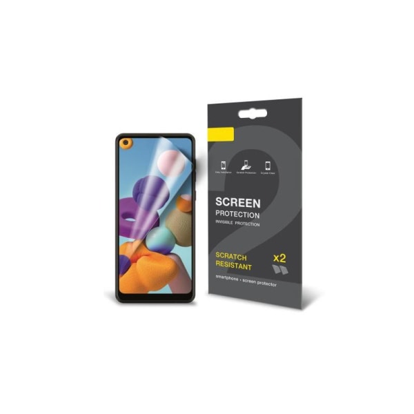 3-PACK Samsung A21s Premium skærmbeskytter CrystalClear Transparent