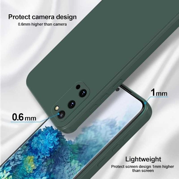 Samsung S20 Plus Gummieret matgrøn skalvæske - grøn