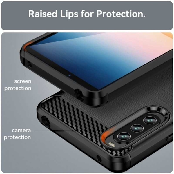 Google Pixel 7a Shockproof Shell SlimCarbon Black