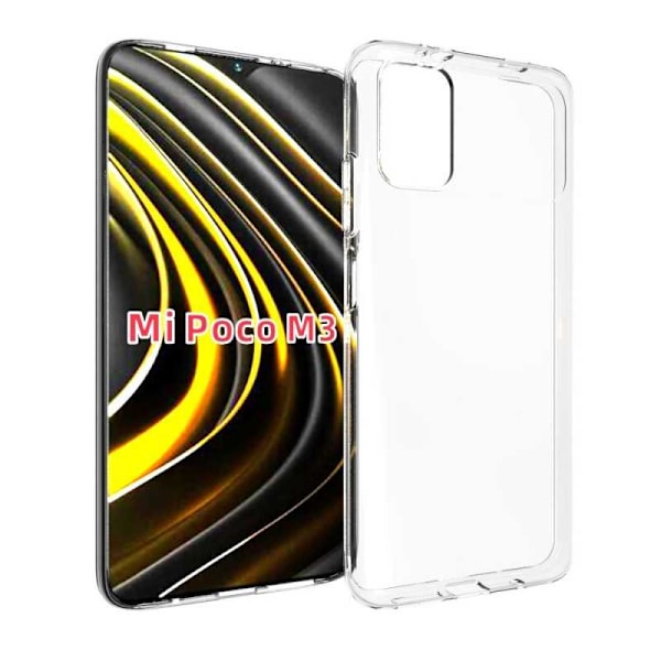 Xiaomi Poco M3 stødabsorberende blødt etui Enkelt Transparent