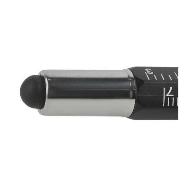 2-PACK 6in1 Ball Tip Kosketusnäyttö Stylus Viivain vesivaaka Phillips-ruuvimeisseli Black