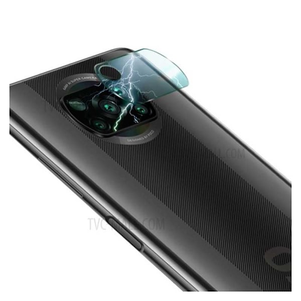 2-PACK Xiaomi Poco X3 NFC näytönsuojakameran linssi Transparent