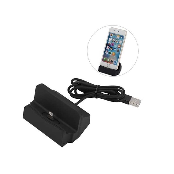 Ladestation USB Lightning Svart