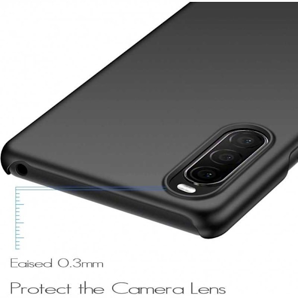 Xperia 10 II Kumipinnoitettu mattamusta Cover Basic V2 (XQ-AU52) Black