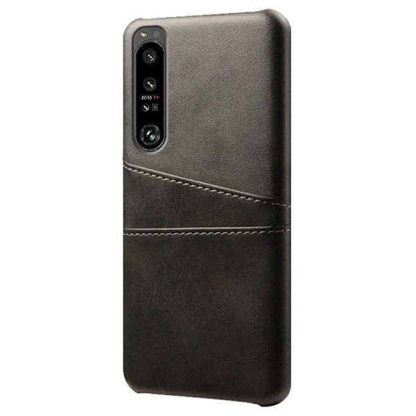 Xperia 1 IV eksklusiv stødabsorberende kortholder Retro® V2 Black