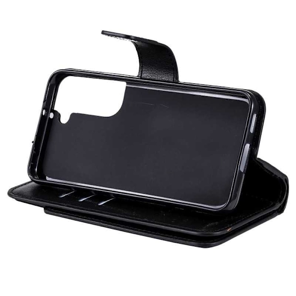 Samsung S22 Plus praktisk pung-etui med 12-bakker Array V4 Black