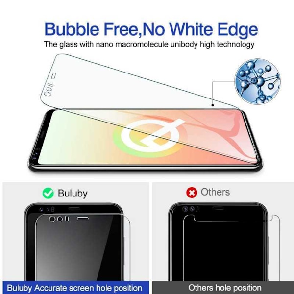 2-PACK Google Pixel 4 XL Härdat glas 0.26mm 2.5D 9H Transparent