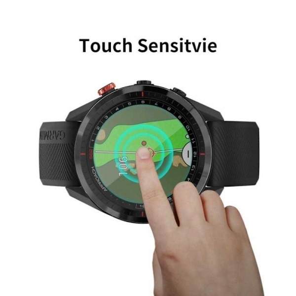 [2-PACK ] Garmin Approach S62 Härdat Glas 0.2mm 9H 2.5D Transparent
