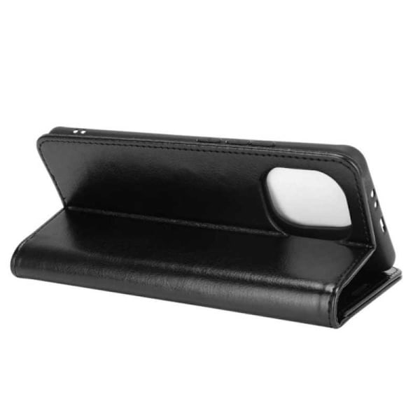 Xiaomi Mi 11 Pung Etui PU Læder 4 RUMMET Black