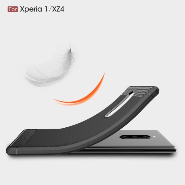 Sony Xperia 1 Stødsikker stødabsorberende skal SlimCarbon Black
