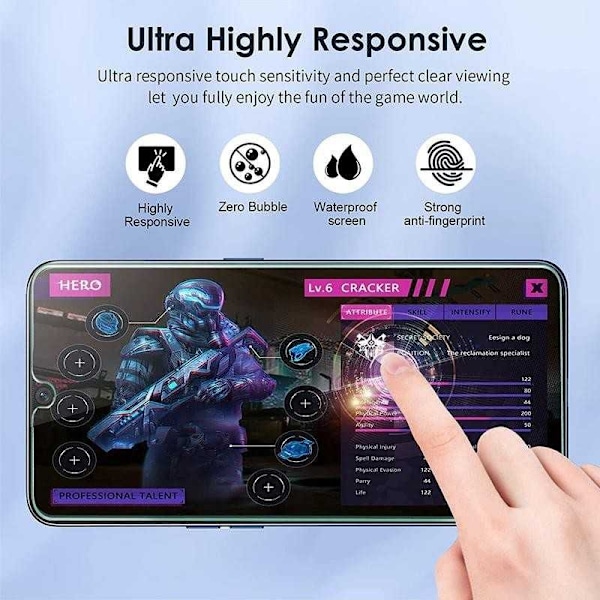 Samsung Galaxy A05s Härdat glas 0.26mm 2.5D 9H