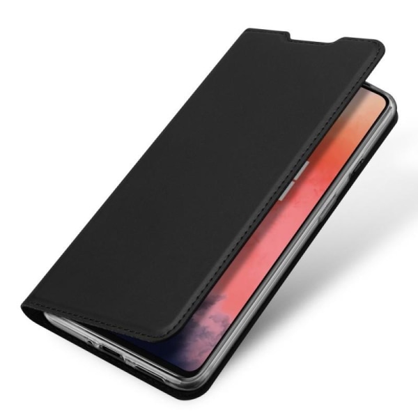 OnePlus 7T Flipfodral Skin Pro med Kortfack Svart