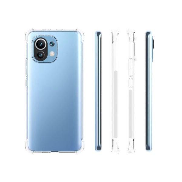 Xiaomi Mi 11 Støtsikkert skall med forsterkede hjørner Transparent