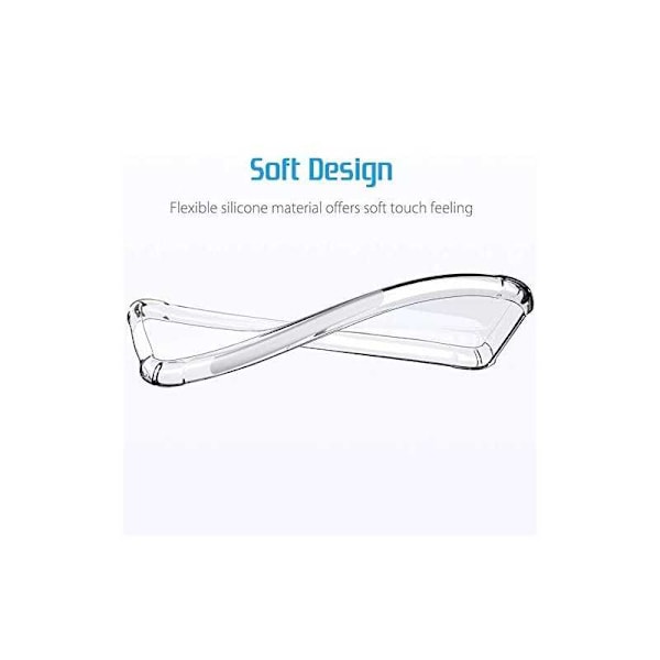 Xiaomi Redmi Note 9S & 9 Pro iskuja vaimentava silikonikotelo Shockr Transparent