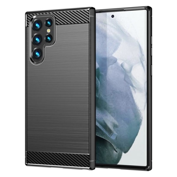 Samsung S23 Ultra Stødsikker Skal SlimCarbon Black