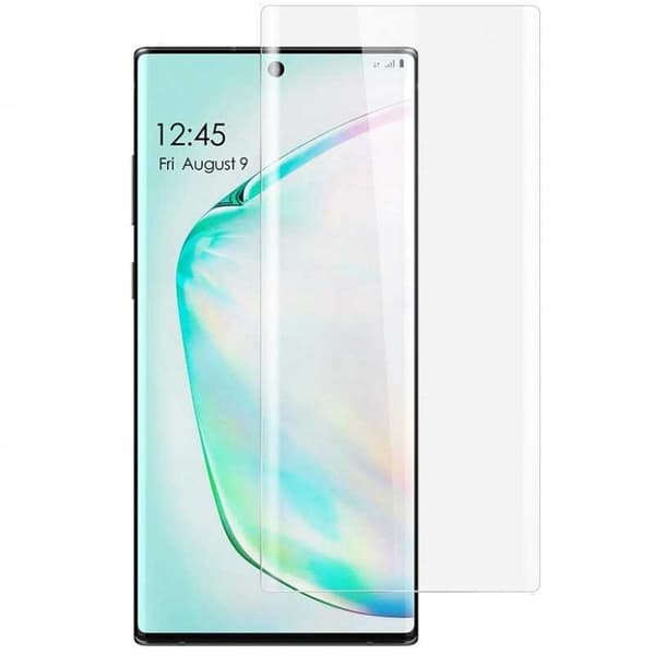 Samsung Note 10 3D Heltäckande PET-Skärmskydd Transparent