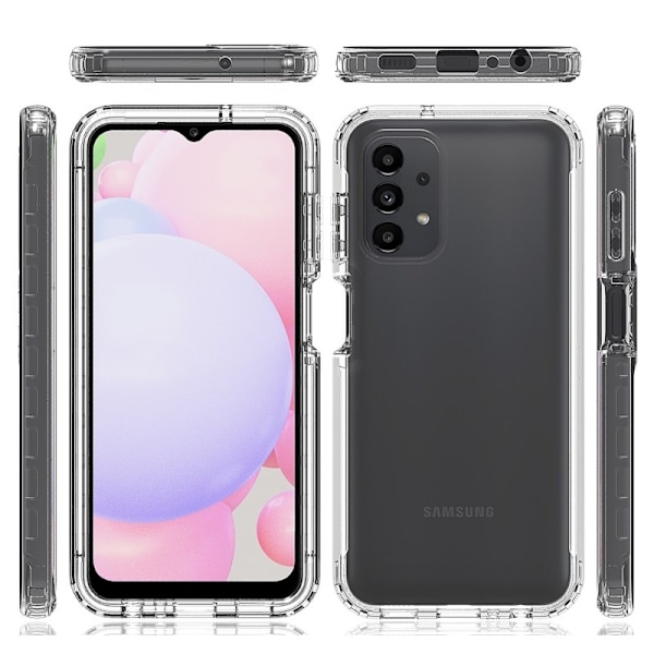 Samsung A13 (4G/5G) / A04s Heltäckande Premium 3D Skal 3in1 ThreeSixty Clear