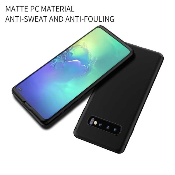 Samsung S10 | 360° 3in1 FullCover Skal inkl. Skärmskydd Svart