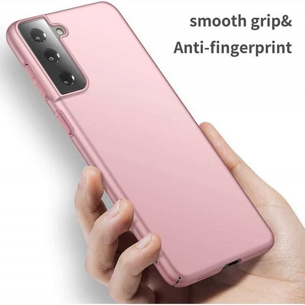 Samsung S21 Plus Tunt Lätt Skal Basic V2 Rosenguld Rosa guld