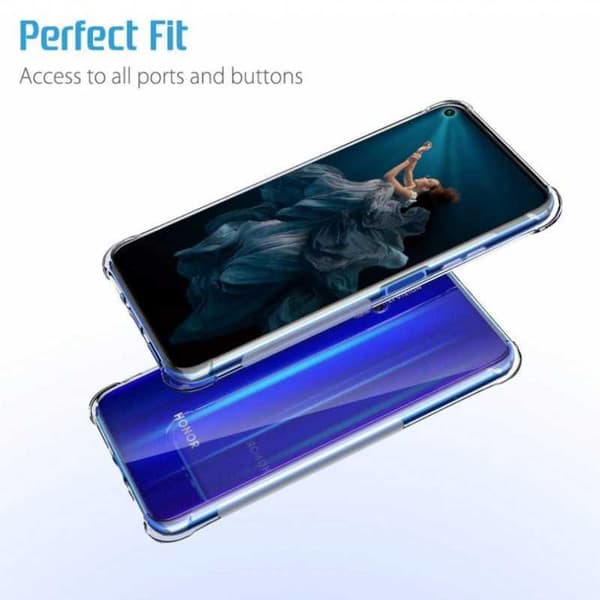 Huawei Nova 5T Iskunvaimennus Silikoni Shell Iskunvaimennin Transparent
